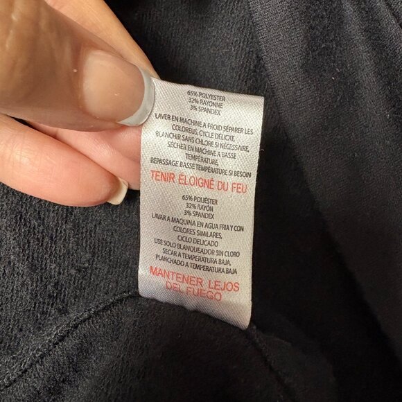 Rae Dunn Womens LOVE Sweatshirt Size 2X Black Long Sleeve Casual Comfy - Picture 7 of 8